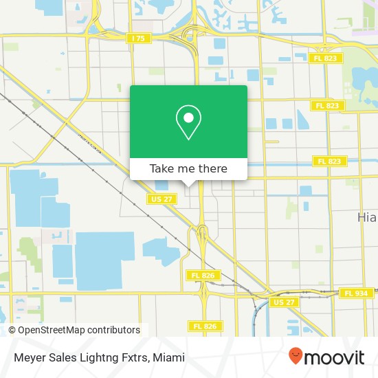 Mapa de Meyer Sales Lightng Fxtrs