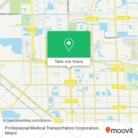 Mapa de Professional Medical Transportation Corporation