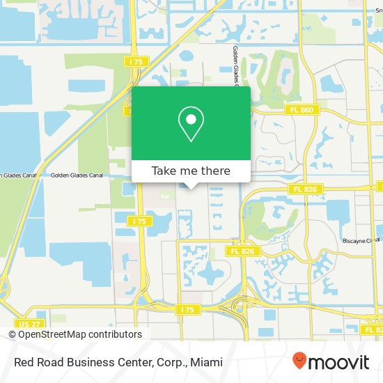 Red Road Business Center, Corp. map