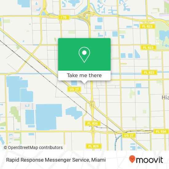 Mapa de Rapid Response Messenger Service