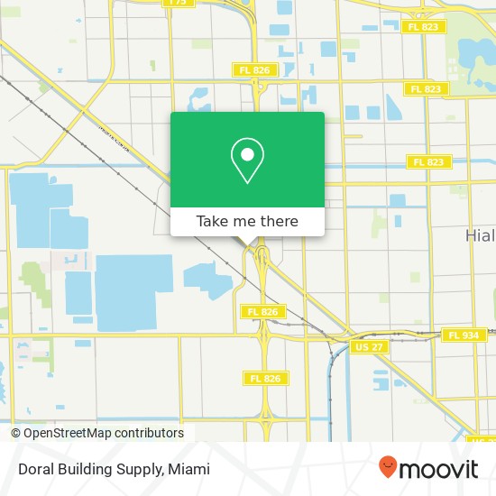 Doral Building Supply map