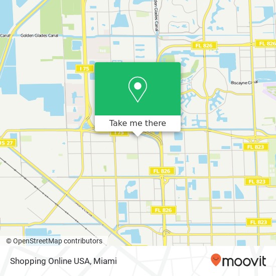 Shopping Online USA map