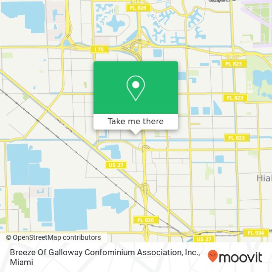 Breeze Of Galloway Confominium Association, Inc. map