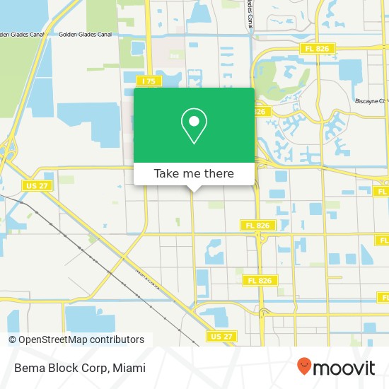 Bema Block Corp map