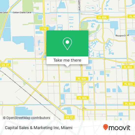 Mapa de Capital Sales & Marketing Inc