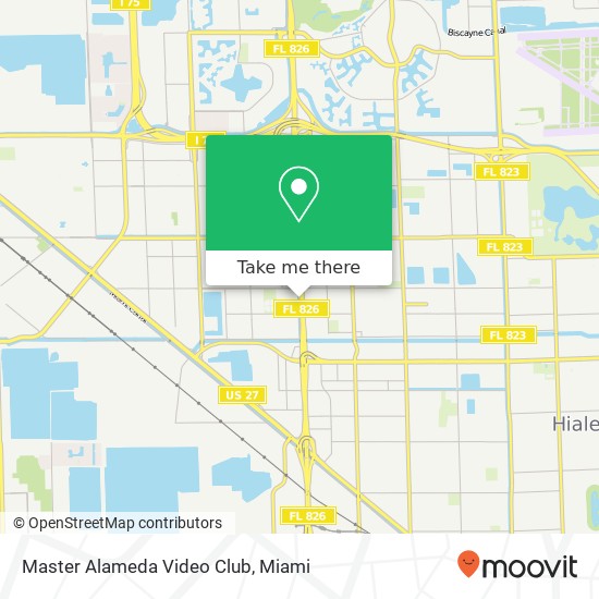 Master Alameda Video Club map