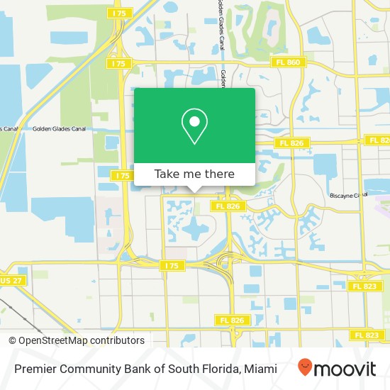 Premier Community Bank of South Florida map