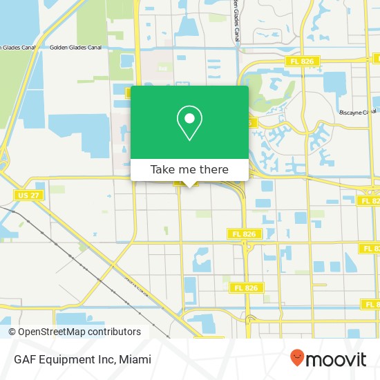 GAF Equipment Inc map