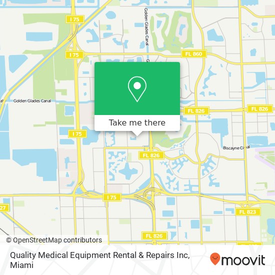 Quality Medical Equipment Rental & Repairs Inc map