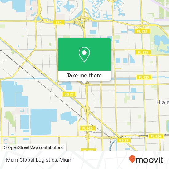 Mum Global Logistics map