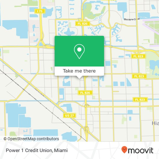 Power 1 Credit Union map