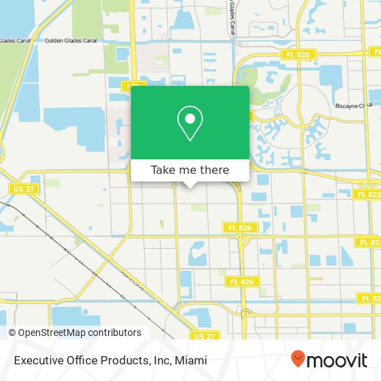 Mapa de Executive Office Products, Inc