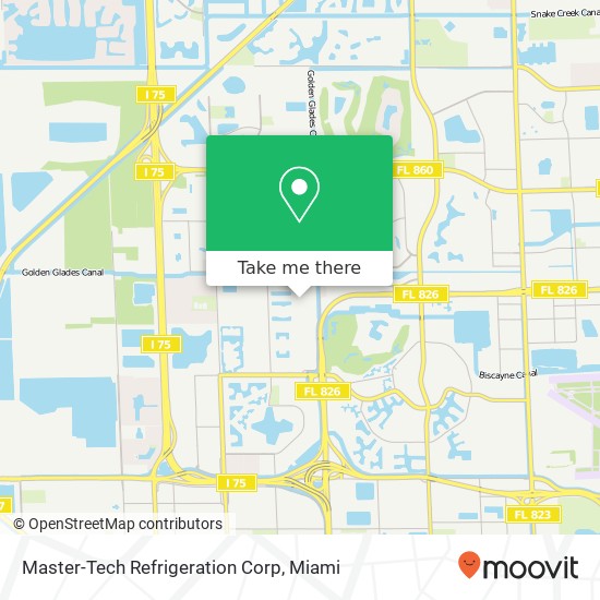 Master-Tech Refrigeration Corp map