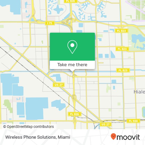 Wireless Phone Solutions map