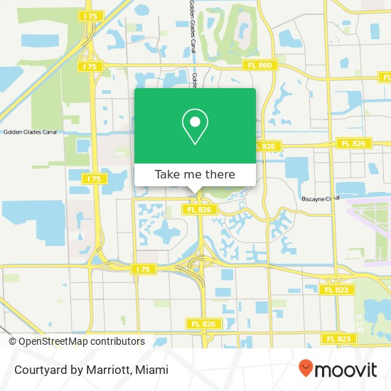 Courtyard by Marriott map