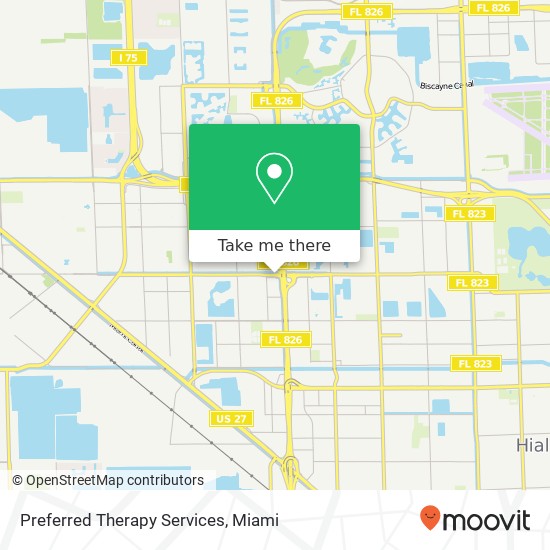 Preferred Therapy Services map