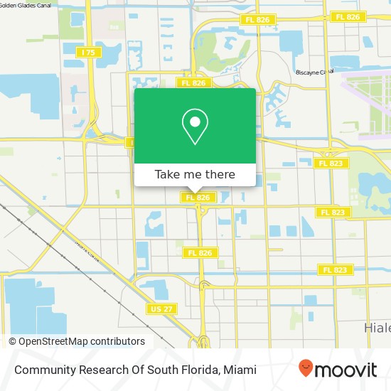 Mapa de Community Research Of South Florida