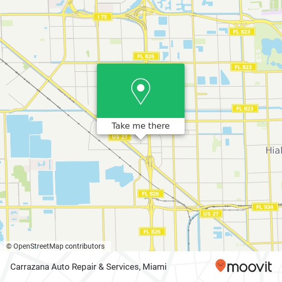 Carrazana Auto Repair & Services map