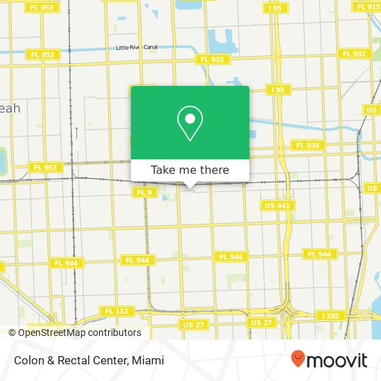 Colon & Rectal Center map