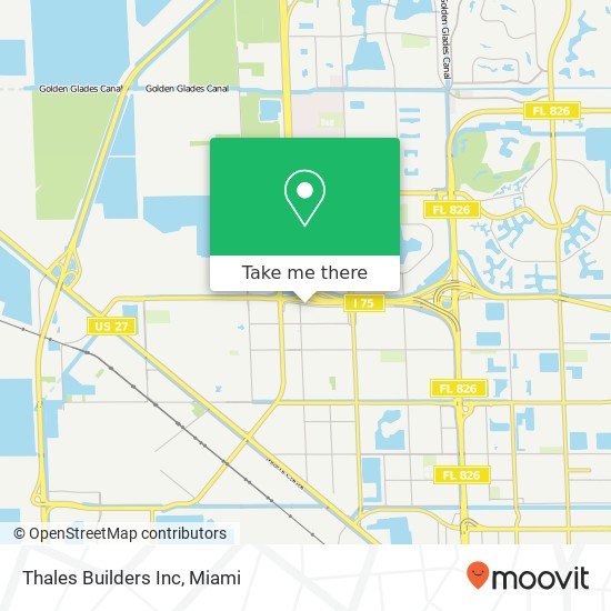 Thales Builders Inc map