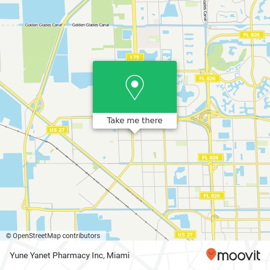 Mapa de Yune Yanet Pharmacy Inc