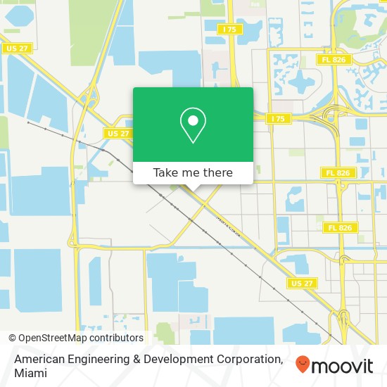 American Engineering & Development Corporation map