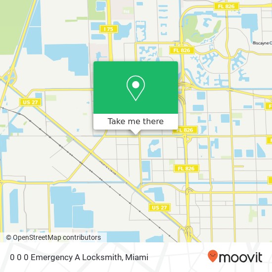 Mapa de 0 0 0 Emergency A Locksmith