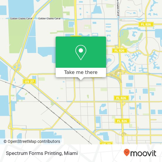 Mapa de Spectrum Forms Printing