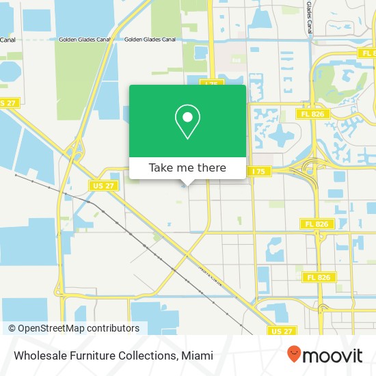 Wholesale Furniture Collections map