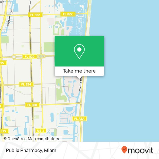 Publix Pharmacy map