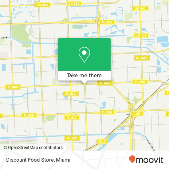 Discount Food Store map