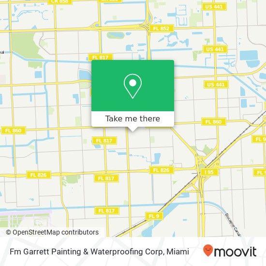 Mapa de Fm Garrett Painting & Waterproofing Corp