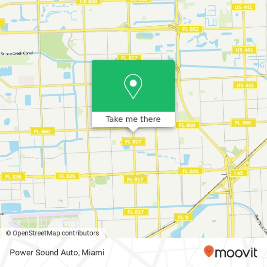 Mapa de Power Sound Auto