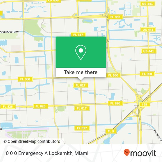 0 0 0 Emergency A Locksmith map