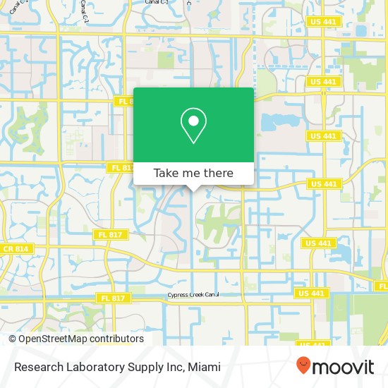 Research Laboratory Supply Inc map