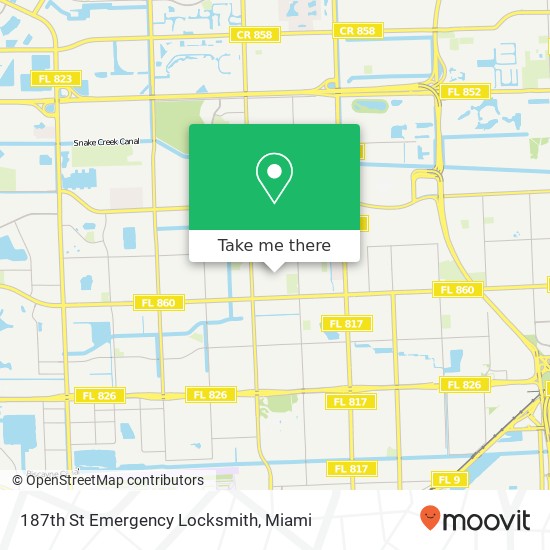 187th St Emergency Locksmith map