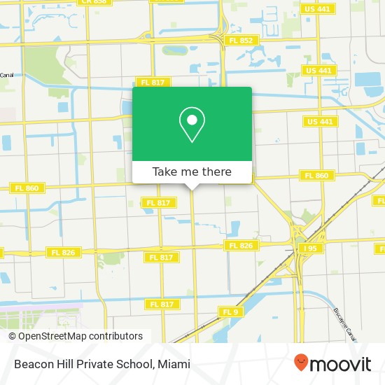 Beacon Hill Private School map