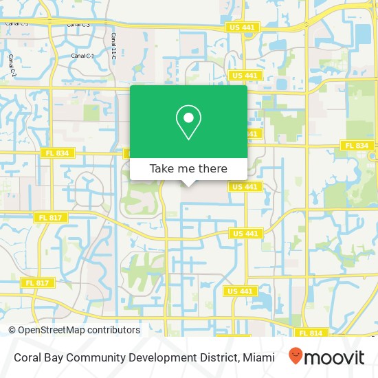 Coral Bay Community Development District map