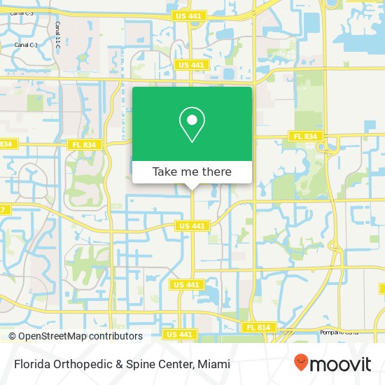 Mapa de Florida Orthopedic & Spine Center