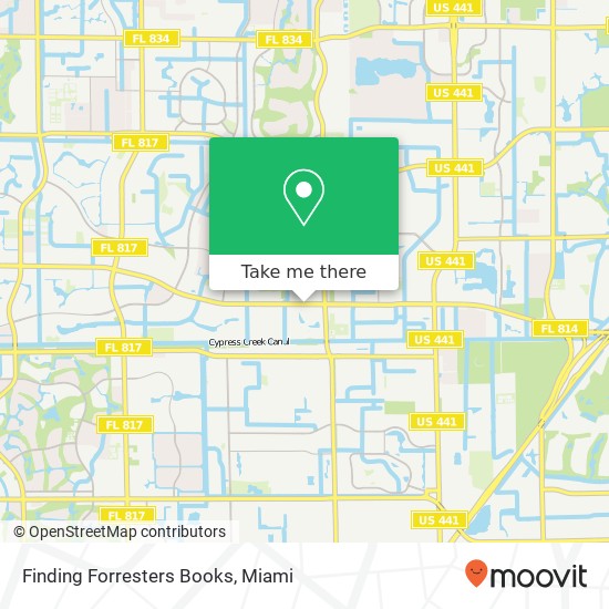 Finding Forresters Books map