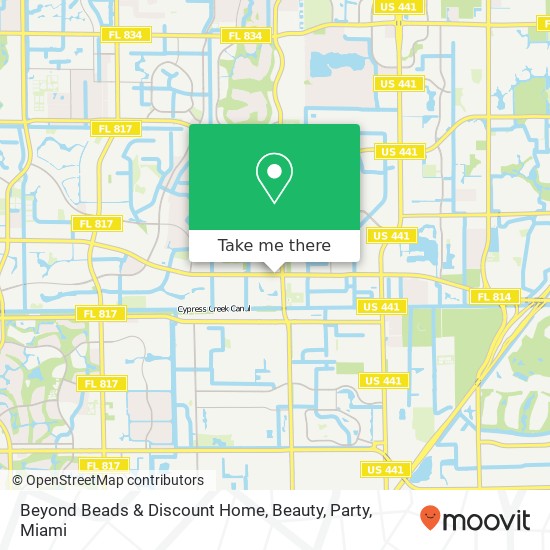 Mapa de Beyond Beads & Discount Home, Beauty, Party
