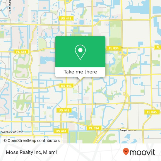 Moss Realty Inc map