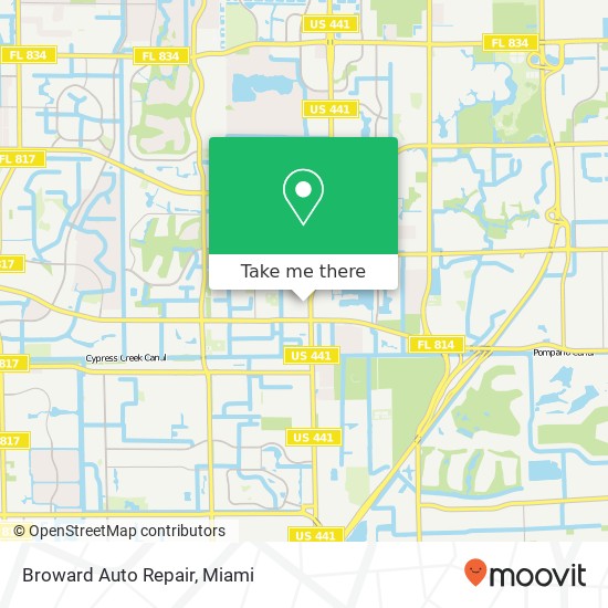 Broward Auto Repair map