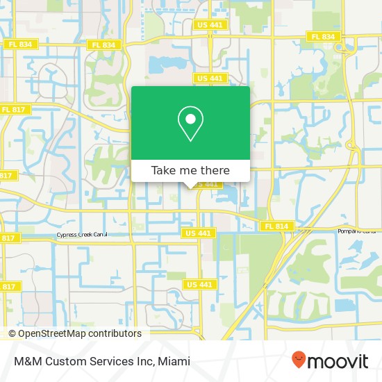 Mapa de M&M Custom Services Inc