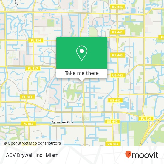 ACV Drywall, Inc. map