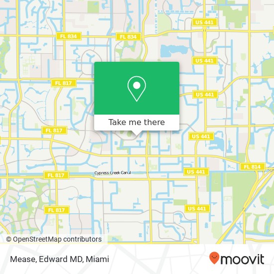 Mease, Edward MD map