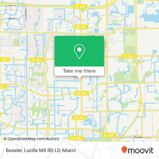 Mapa de Beseler, Lucille MS RD LD