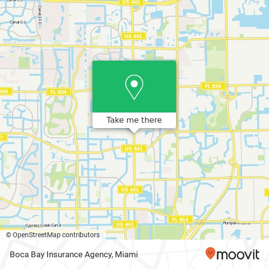 Boca Bay Insurance Agency map