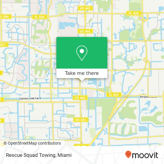 Rescue Squad Towing map