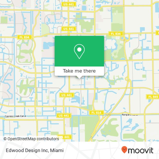 Mapa de Edwood Design Inc